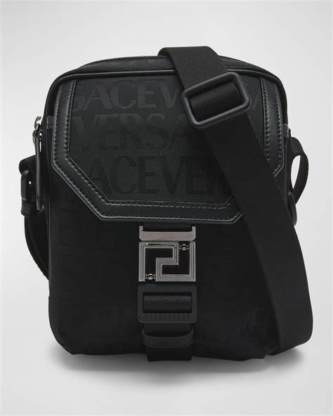 versace icon messenger bag|Versace Messenger bag men's.